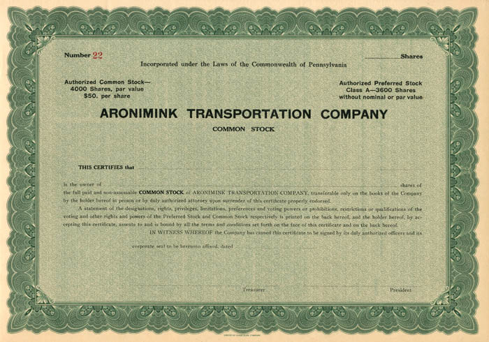 Aronimink Transportation Co.